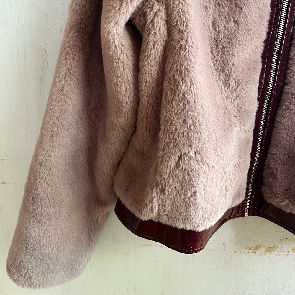 ANTHROPOLOGIE -Maeve Faux Fur Jacket - Picture 4 of 8